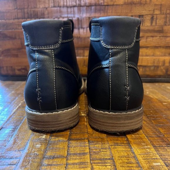 Rye By Hawker Rye Black Leather Chukka Boots - Picture 5 of 7